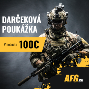 Darčeková poukážka Afg.sk v hodnote 100 EUR