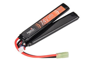 Airsoft bateria Lancer Tactical Lipo 7.4 V 2000 mAh 15C double Stick