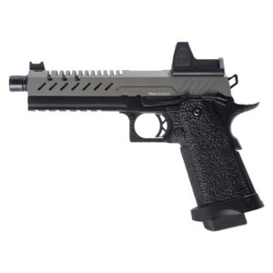 Airsoft pištoľ Vorsk Hi Capa 5.1 GBB Gas čierna/ šedá + BDS kolimátor