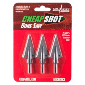 Hrot lovecký Cheap shot bone saw 125 grain micro zúbkované ostrie