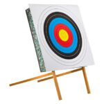 Terčovnica penová 60 x 60 x 10 cm Ek-Archery s dreveným stojanom